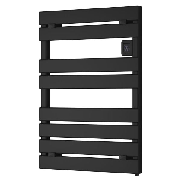 Reina Gia Dry Black Electric Designer Towel Rail 780 x 550mm