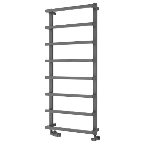 Reina Glora Anthracite Designer Towel Rail 1195 x 500mm