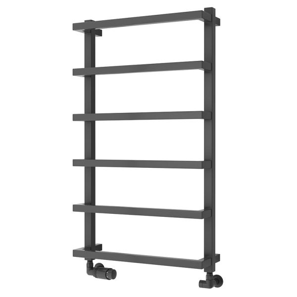 Reina Glora Anthracite Designer Towel Rail 875 x 500mm