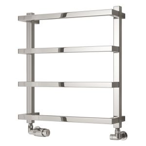 Reina Glora Chrome Designer Towel Rail 555 x 500mm