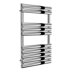 Reina Helin Polished Stainless Steel Designer Towel Rail 826 x 500mm