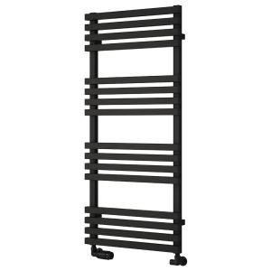 Reina Kale Black Designer Towel Rail 1126 x 500mm