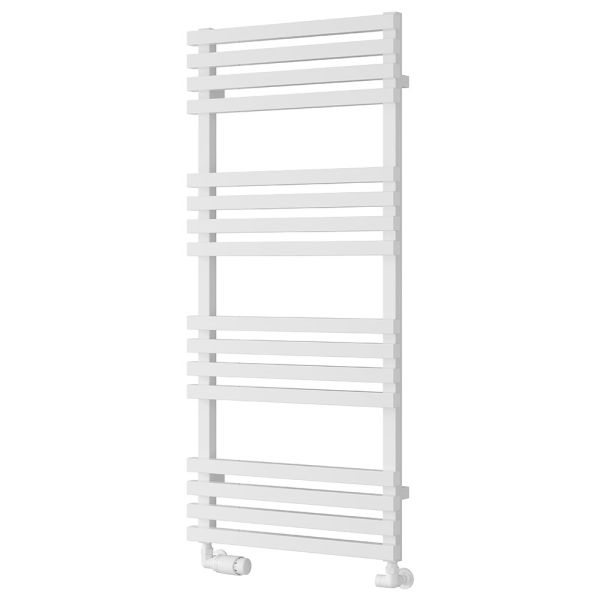 Reina Kale White Designer Towel Rail 1126 x 500mm