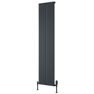 Reina Larga Anthracite Designer Radiator 1800 x 404mm