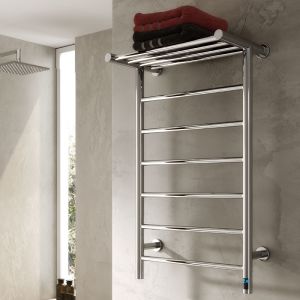 Reina Maira Dry Polished Stainless Steel Electric Designer Towel Radiator 1190 x 500mm