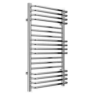 Reina Marco Chrome Curved Designer Towel Rail 800 x 500mm