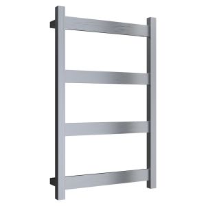 Reina Mina Brushed Stainless Steel Designer Towel Rail 750 x 480mm