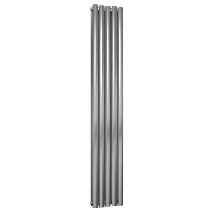 Reina Nerox Brushed Stainless Steel Double Designer Radiator 1800 x 295mm