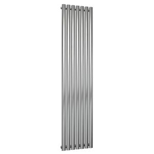 Reina Nerox Brushed Stainless Steel Single Designer Radiator 1800 x 413mm