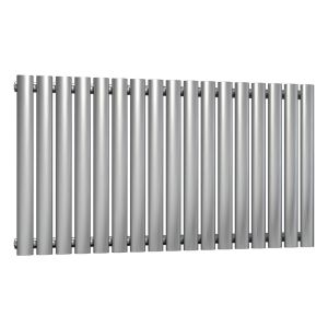 Reina Nerox Brushed Stainless Steel Single Designer Radiator 600 x 1003mm