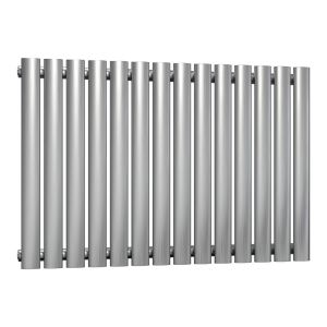 Reina Nerox Brushed Stainless Steel Single Designer Radiator 600 x 826mm