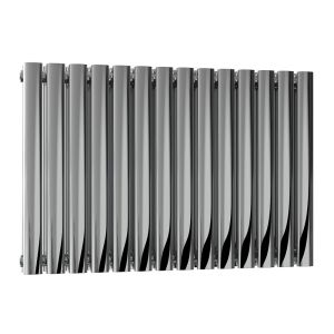 Reina Nerox Polished Stainless Steel Double Designer Radiator 600 x 826mm