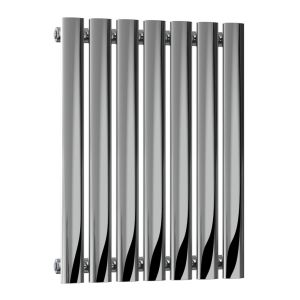 Reina Nerox Polished Stainless Steel Single Designer Radiator 600 x 413mm