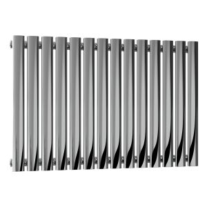 Reina Nerox Polished Stainless Steel Single Designer Radiator 600 x 826mm