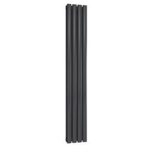 Reina Neva Anthracite Double Panel Designer Radiator 1500 x 236mm