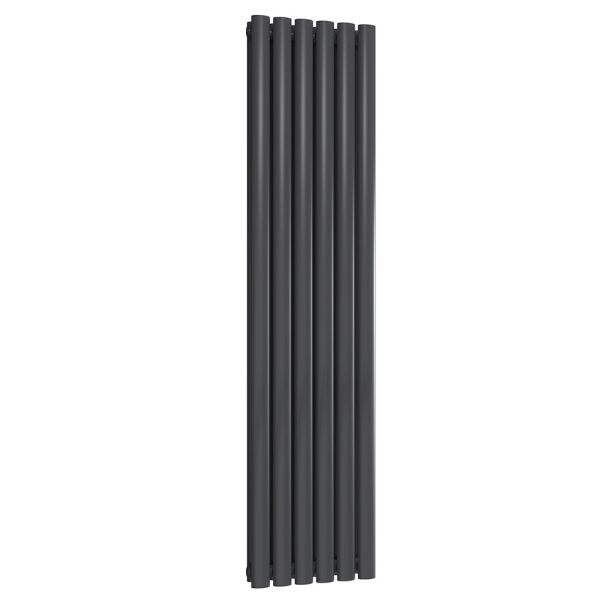 Reina Neva Anthracite Double Panel Designer Radiator 1500 x 295mm