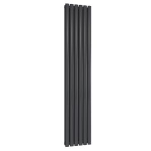 Reina Neva Anthracite Double Panel Designer Radiator 1800 x 354mm