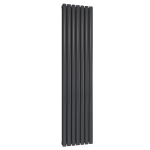 Reina Neva Anthracite Double Panel Designer Radiator 1800 x 413mm