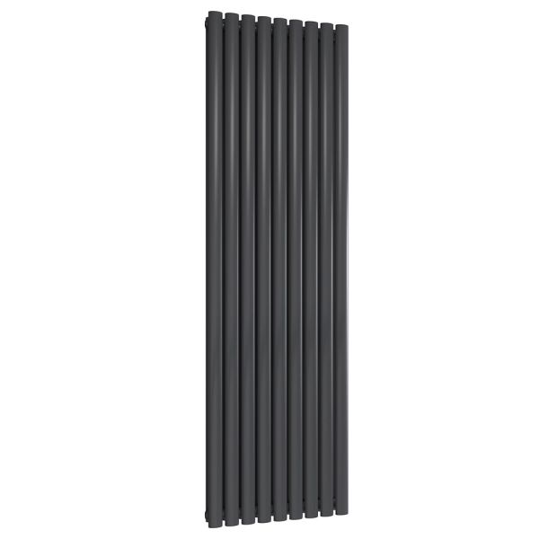 Reina Neva Anthracite Double Panel Designer Radiator 1800 x 531mm