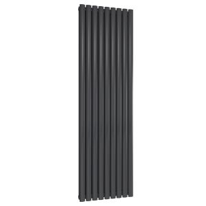 Reina Neva Anthracite Double Panel Designer Radiator 1800 x 531mm