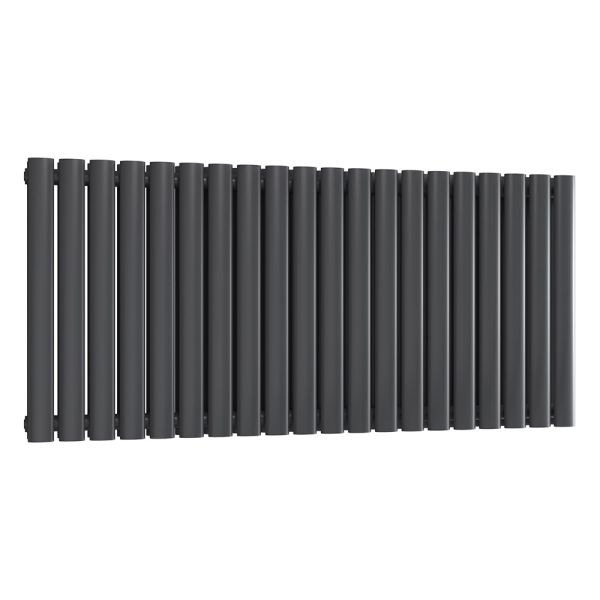 Reina Neva Anthracite Double Panel Designer Radiator 550 x 1180mm