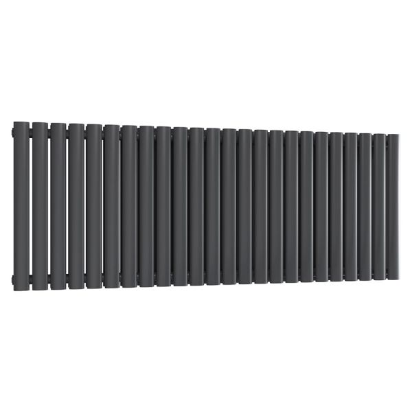 Reina Neva Anthracite Double Panel Designer Radiator 550 x 1416mm