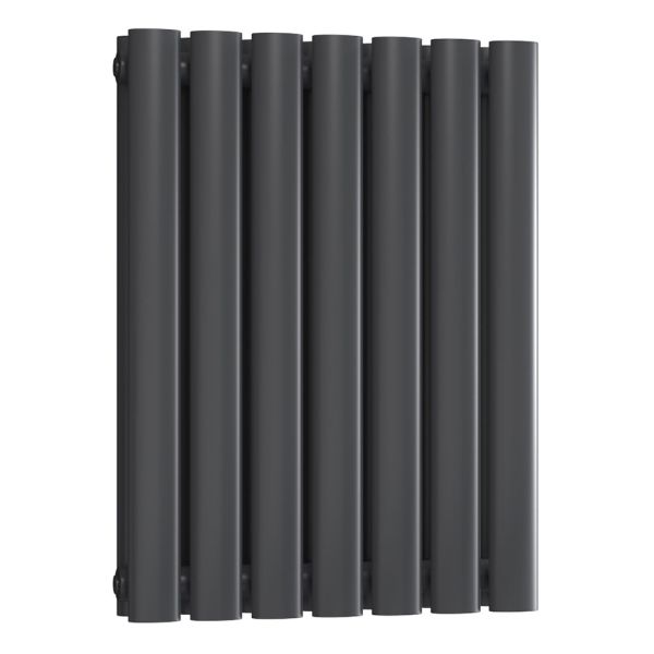 Reina Neva Anthracite Double Panel Designer Radiator 550 x 413mm