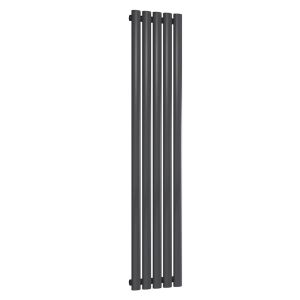 Reina Neva Anthracite Single Panel Designer Radiator 1500 x 295mm