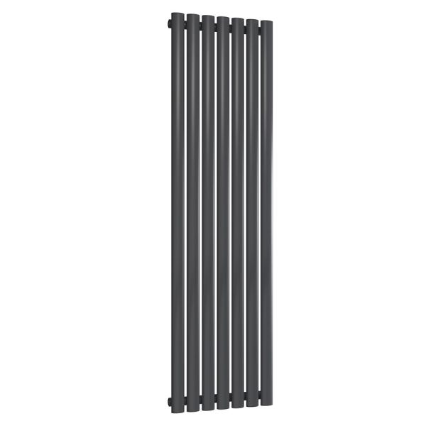 Reina Neva Anthracite Single Panel Designer Radiator 1500 x 413mm