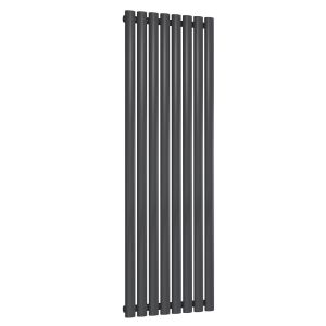 Reina Neva Anthracite Single Panel Designer Radiator 1500 x 472mm