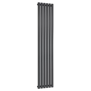 Reina Neva Anthracite Single Panel Designer Radiator 1800 x 354mm