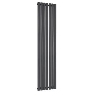 Reina Neva Anthracite Single Panel Designer Radiator 1800 x 413mm