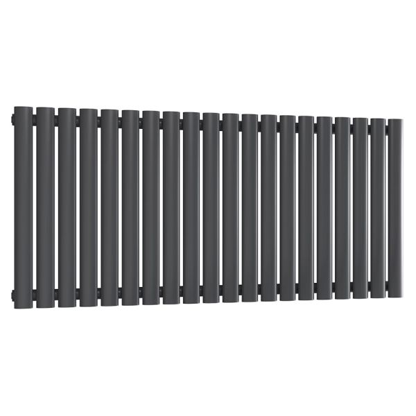 Reina Neva Anthracite Single Panel Designer Radiator 550 x 1180mm