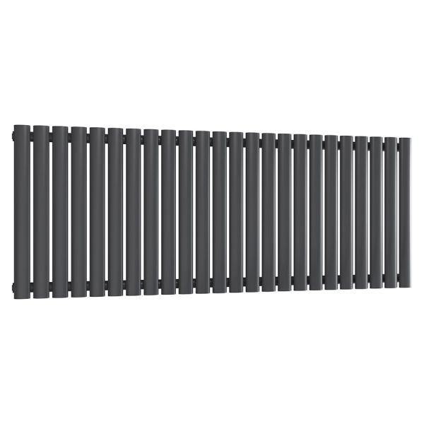 Reina Neva Anthracite Single Panel Designer Radiator 550 x 1416mm