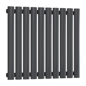 Reina Neva Anthracite Single Panel Designer Radiator 550 x 590mm