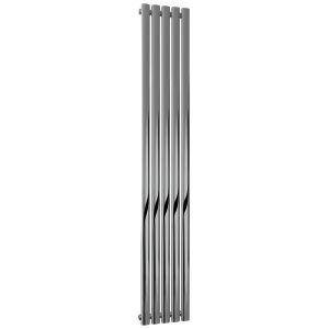 Reina Neva Chrome Single Panel Designer Radiator 1800 x 295mm