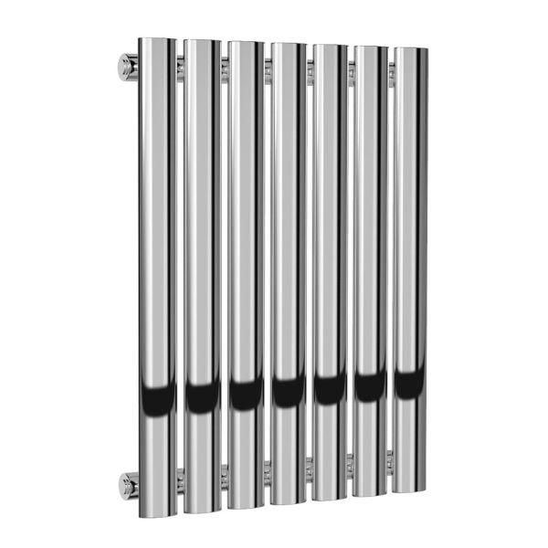 Reina Neva Chrome Single Panel Designer Radiator 550 x 413mm