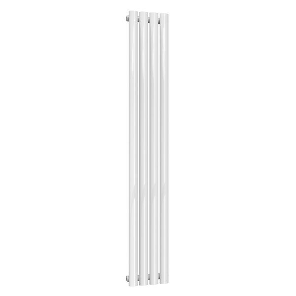 Reina Neva White Single Panel Designer Radiator 1500 x 236mm