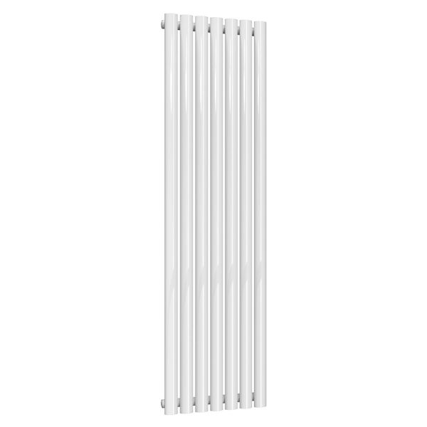 Reina Neva White Single Panel Designer Radiator 1500 x 413mm