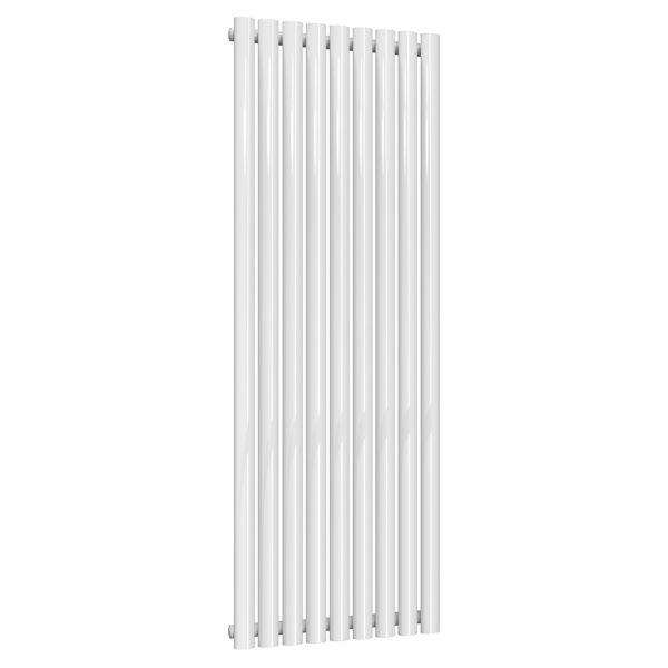 Reina Neva White Single Panel Designer Radiator 1500 x 531mm