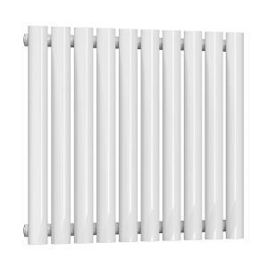 Reina Neva White Single Panel Designer Radiator 550 x 590mm