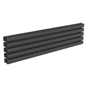 Reina Nevah Anthracite Double Panel Designer Radiator 295 x 1200mm