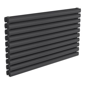 Reina Nevah Anthracite Double Panel Designer Radiator 590 x 1000mm