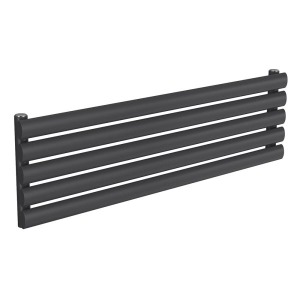 Reina Nevah Anthracite Single Panel Designer Radiator 295 x 1000mm