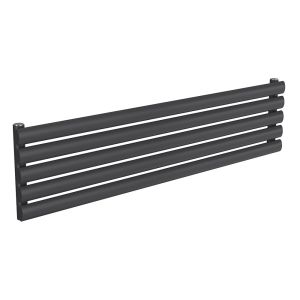 Reina Nevah Anthracite Single Panel Designer Radiator 295 x 1200mm