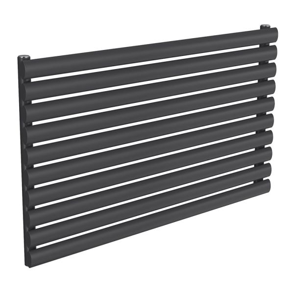 Reina Nevah Anthracite Single Panel Designer Radiator 590 x 1000mm