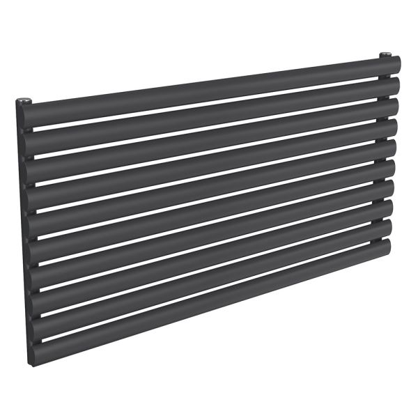 Reina Nevah Anthracite Single Panel Designer Radiator 590 x 1200mm