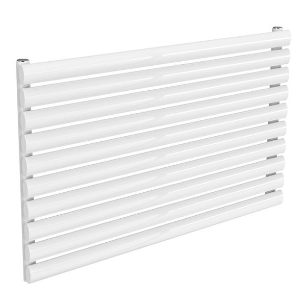 Reina Nevah White Single Panel Designer Radiator 590 x 1000mm