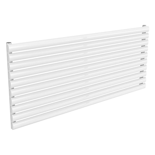 Reina Nevah White Single Panel Designer Radiator 590 x 1400mm