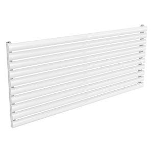 Reina Nevah White Single Panel Designer Radiator 590 x 1400mm